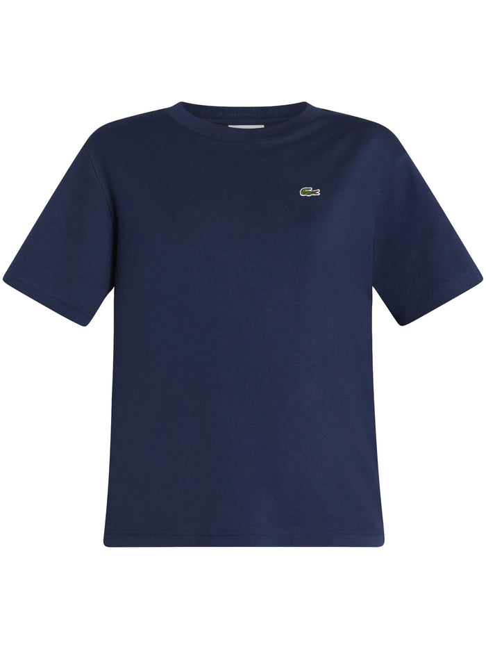 Lacoste Blue Cotton T-Shirts