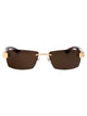 Maybach Eyewear Mellow Gold Plated Titanium Sunglasses