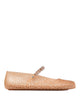 Jimmy Choo Light Pink Rubber Flats