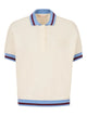 Marni Striped Details Cotton Piqué Polo Shirt