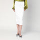 The Latest White Cotton Midi Skirt