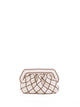 Themoirè Themoirè Vegan Checked Clutch With Shoulder Strap