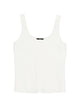 Seventy Cream White Cotton Top