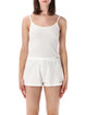 Sporty & Rich Sporty & Rich Pointelle Logo Tank