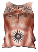 Jean Paul Gaultier Safe Sex Tatoo Print Top