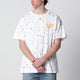 Gallery Dept. White Tshirt With Logo Print And Splashes