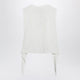 Jacquemus White Moisson Draped Tank Top