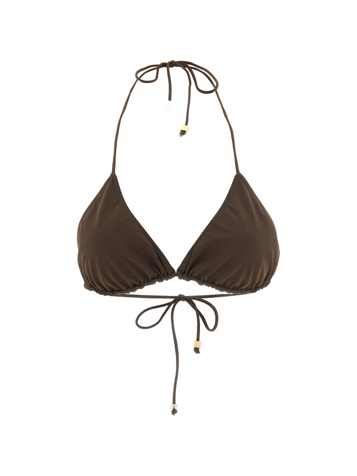 Jacquemus Rond-Carré Triangle Bikini Top