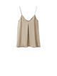 Fabiana Filippi Top Thin Straps Clay