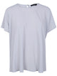 Fabiana Filippi Round Neck Short Sleeves Classic Tee Shirt