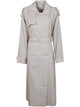 The Frankie Shop "Veyron Fluid" Twill Trench Coat