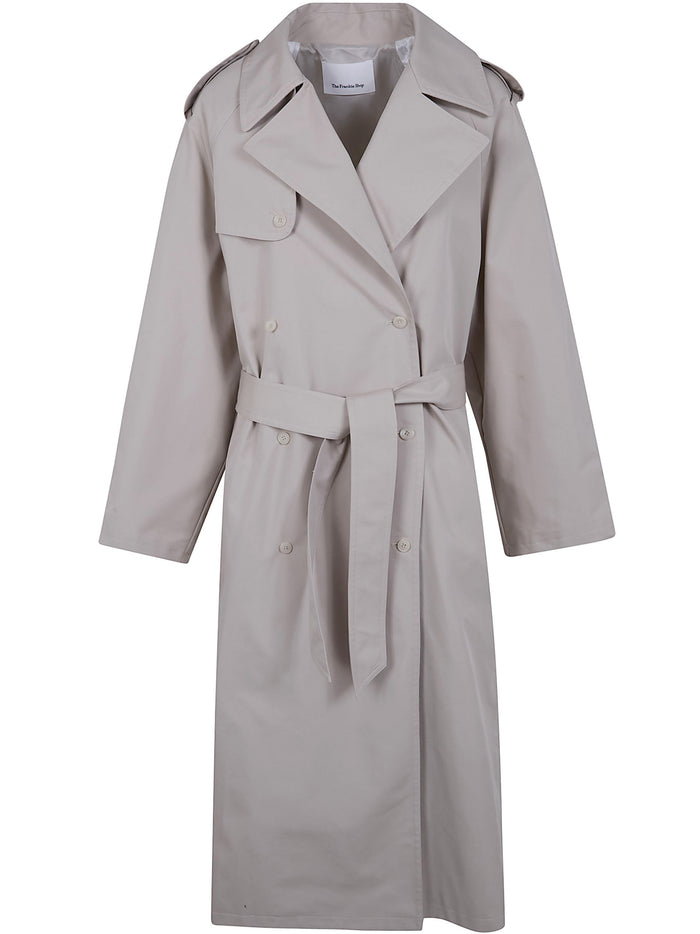 The Frankie Shop "Riva" Cotton Trench Coat