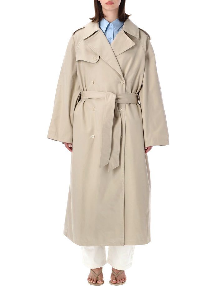 The Frankie Shop Riva Cotton Trench Coat