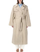 The Frankie Shop Riva Cotton Trench Coat