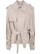 The Frankie Shop The Frankie Shop Elva Short Trench Beige