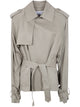 The Frankie Shop Olive Green Lyocell Jacket