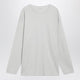 Lemaire Chalkcolored Cotton And Silk Interlock Tshirt