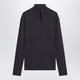 Lemaire Dark Grey Longsleeved Sweater With Scarf Detail
