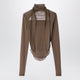 Lemaire Cocoa Ballerina Jersey Top With Scarf
