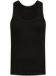 Isabel Marant Black Cotton Tank T-Shirt