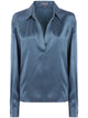 Tom Ford Peach Feel Silk Satine Polo Shirt