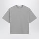 The Frankie Shop Grey Melange Hugo Tshirt With Padded Shoulders
