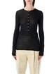 Soeur Soeur Isabella Long-Sleeve Sheer Cotton Top