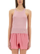 Tom Ford Logo Plaque Tank Top