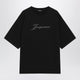 Jacquemus Black Cotton-Blend Logo T-Shirt