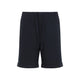 Canali Navy Blue Linen Bermuda