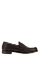 Prada Dark Brown Leather Loafers