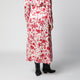 Isabel Marant Hilza Skirt In Printed Silk Dévoré Georgette