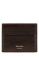 Prada Chocolate Leather Card Holder