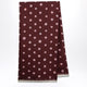 Fendi Pink And Burgundy Silk Falena Dots Foulard