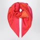 Prada Fuchsia Printed Foulard In Twill