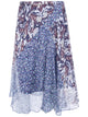 Dries Van Noten "Sibanna" Print Skirt