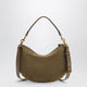Isabel Marant Oskan Soft Zipped Bag In Taupe Suede