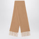 Destin Camel Wool And Cahsmere Scarf