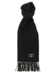 Valentino Garavani Cashmere Scarf Valentino Garavani With Fringes