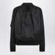 Sacai Black Double-Breasted Wool And Nylon Blend Jacket