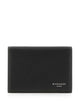 Givenchy Logo-Print Grained Leather Bi-Fold Card Holder
