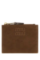 Miu Miu Brown Nappa Leather Wallet
