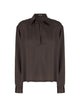 Tom Ford Peach-Feel Silk Satin Polo