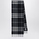 Burberry Black Check Cashmere Scarf