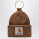 Carhartt Wip Mini Watch Hat Keychain Light Brown