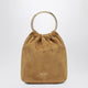 Prada Mini Bucket Bag In Cinnamon Suede