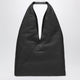 Mm6 Maison Margiela Large Japanese Bag With Jewel Handle In Black Leather