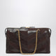 Valentino Garavani Medium Panthea Shoulder Bag In Suede And Nappa Leather With Chevron Pattern