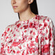 Isabel Marant Firma Blouse In Printed Silk Dévoré Georgette