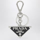 Prada Black Metal Keyring
